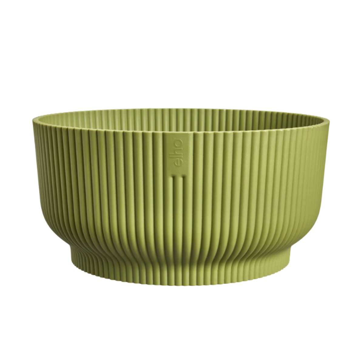 Plastové obaly - Obal na květináč ELHO Vibes Fold Bowl zelený 25cm
