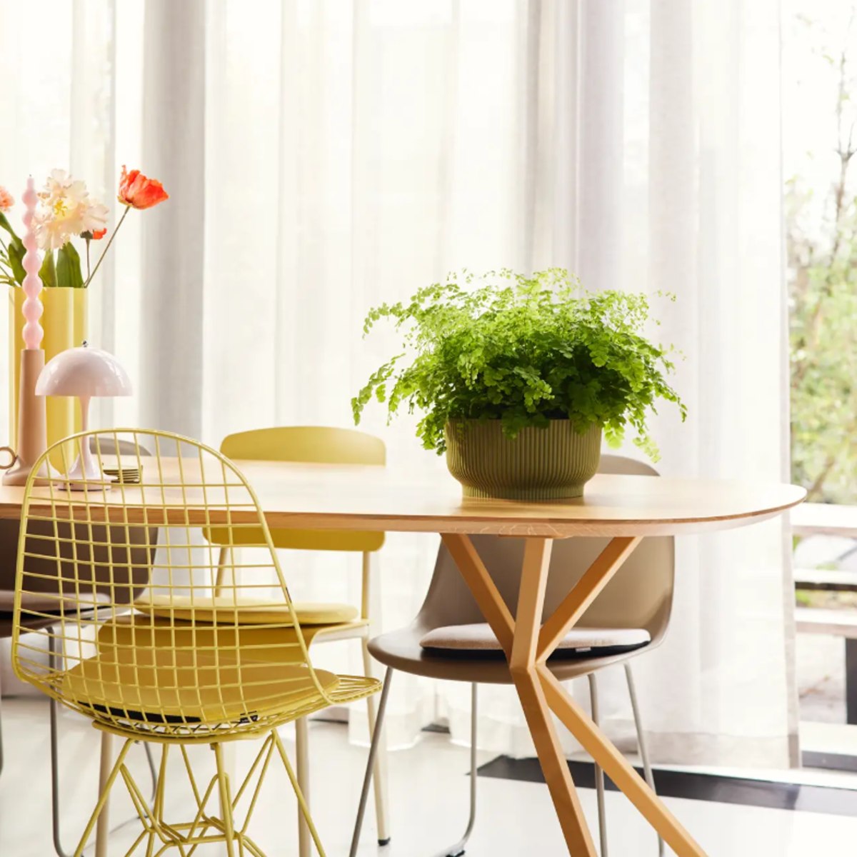 Obal na květináč ELHO Vibes Fold Bowl zelený 25cm-0