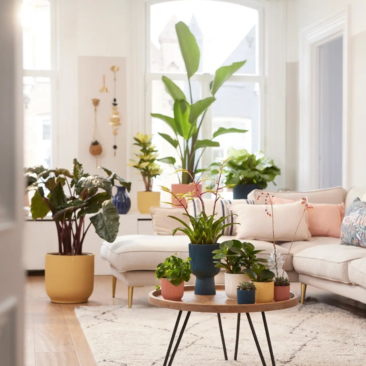 Obal na květináč ELHO Vibes Fold žlutý 16cm-0