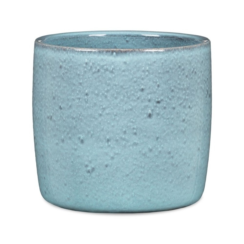 Keramické obaly - Obal na květináč keramický LAGOON 13cm