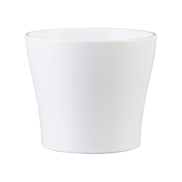 Keramické obaly - Obal na květináč keramický PANNA B 808 bílý 27cm