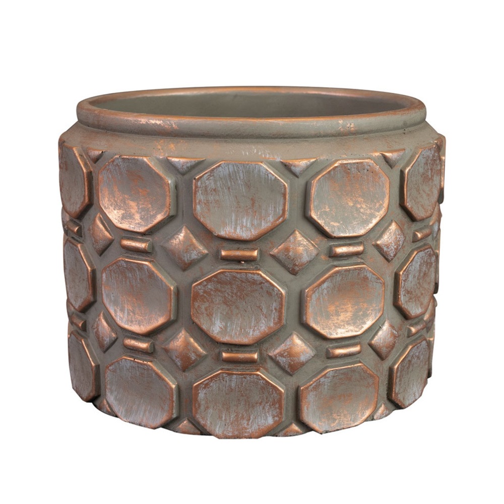 Design pro Váš domov - Obal na květináč kulatý betonový JURRE 16cm