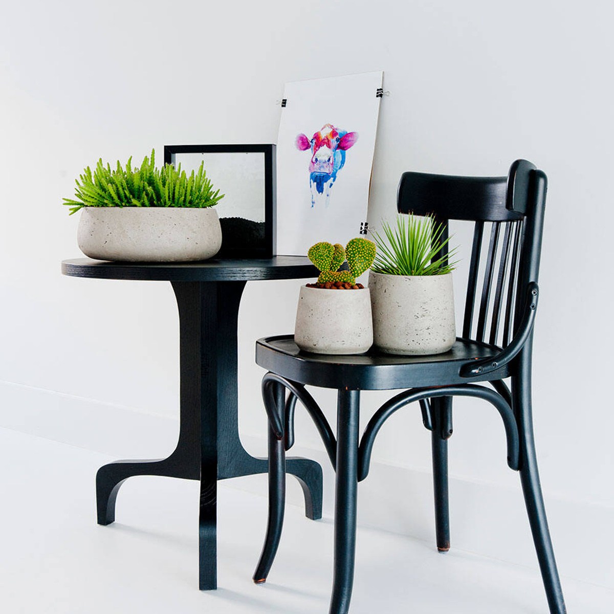 Obal na květináč kulatý nízký EILEEN L fiberclay sv.šedý 35cm-1