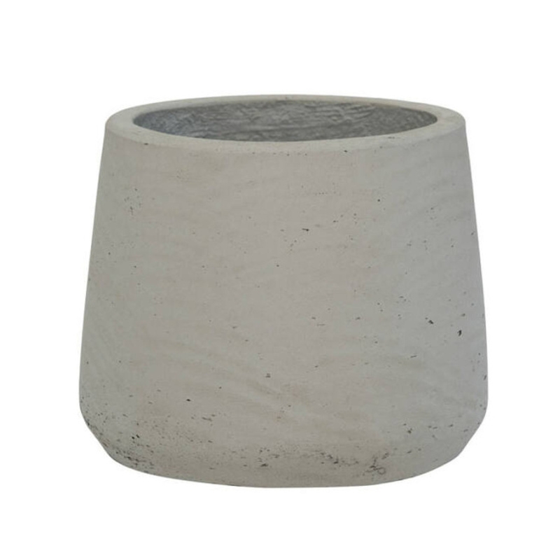 Kompozitní obaly - Obal na květináč kulatý PATT L fiberclay sv.šedý 20cm