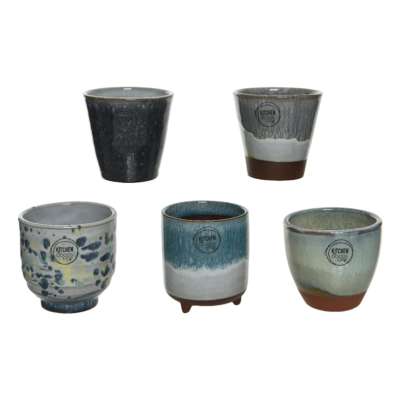 Keramické obaly - Obal na květináč kulatý terakota