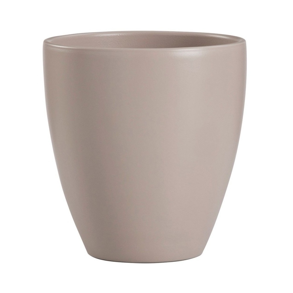 Keramické obaly - Obal na květináč na orchidej keramický TAUPE 620 13cm