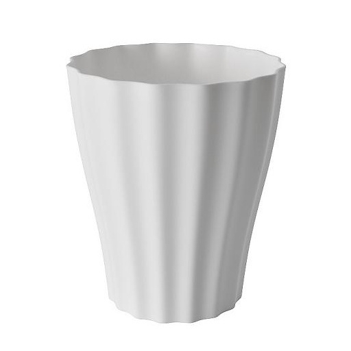 Plastové obaly - Obal na květináč orchidej OLA plast 13cm bílá