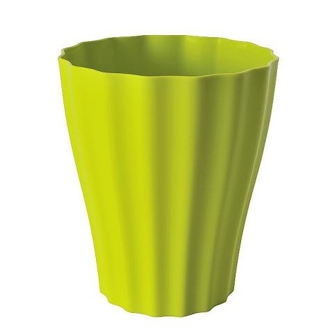 Plastové obaly - Obal na květináč orchidej OLA plast 13cm světle zelená