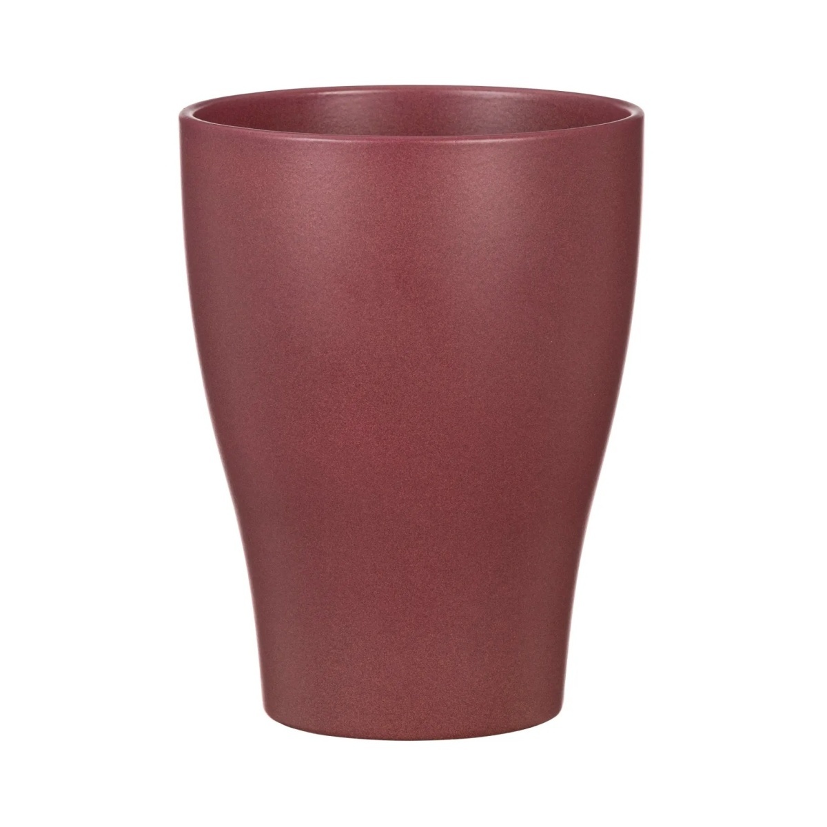 Keramické obaly - Obal na květináč orchidejový keramický MARSALA 608 vínový 17cm