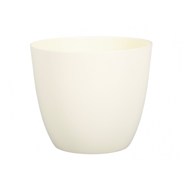 Plastové obaly - Obal na květináč PATRICIE plast béžová 15cm