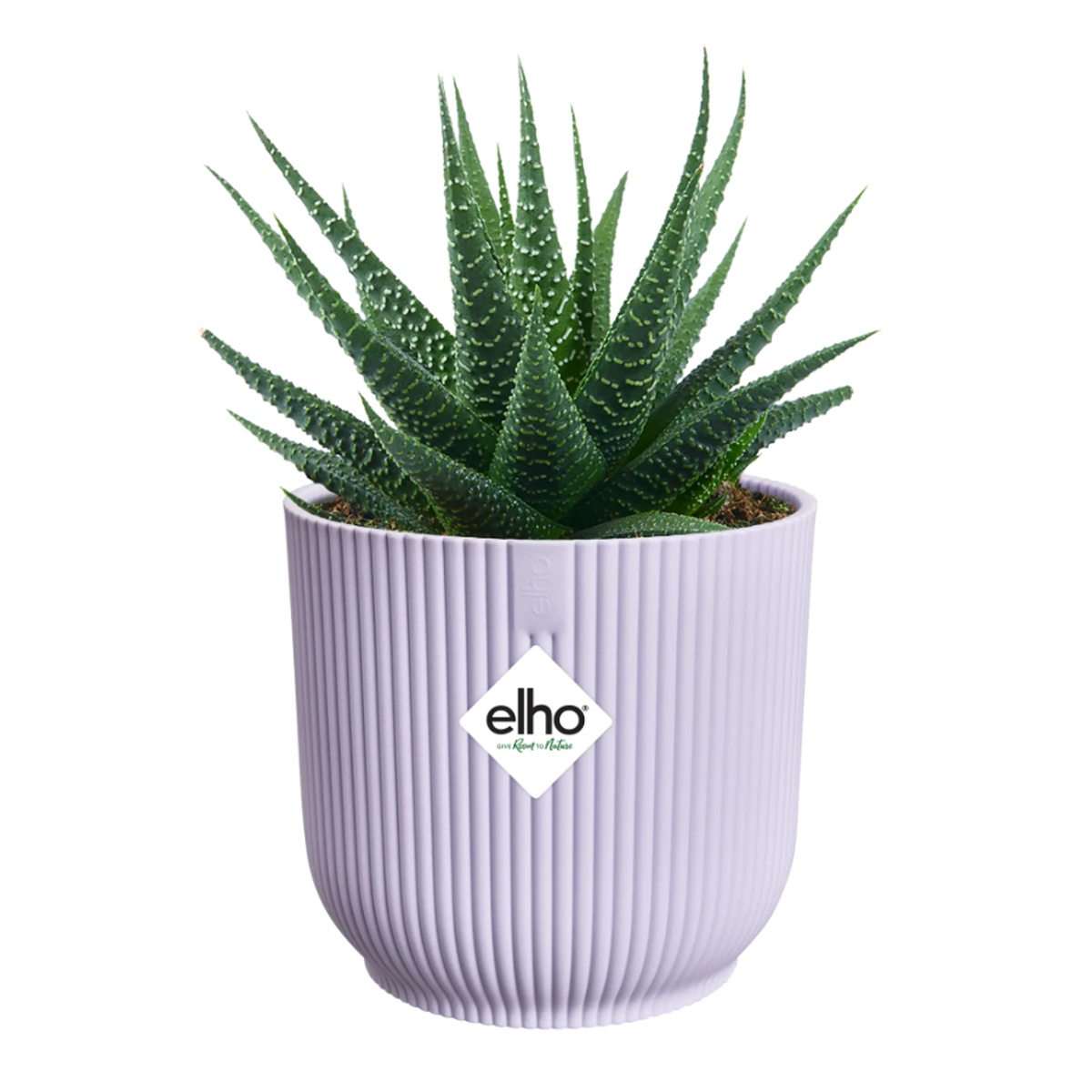 Obal na květináč plastový ELHO Vibes Fold Mini fialový 7cm-0