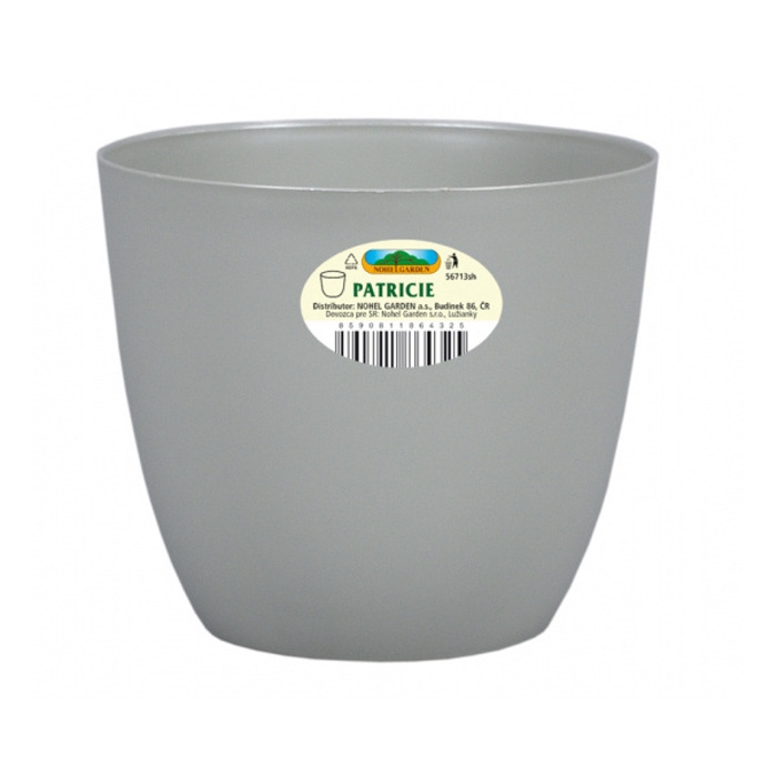 Plastové obaly - Obal na květináč plastový PATRICIE sv.zelený 11cm