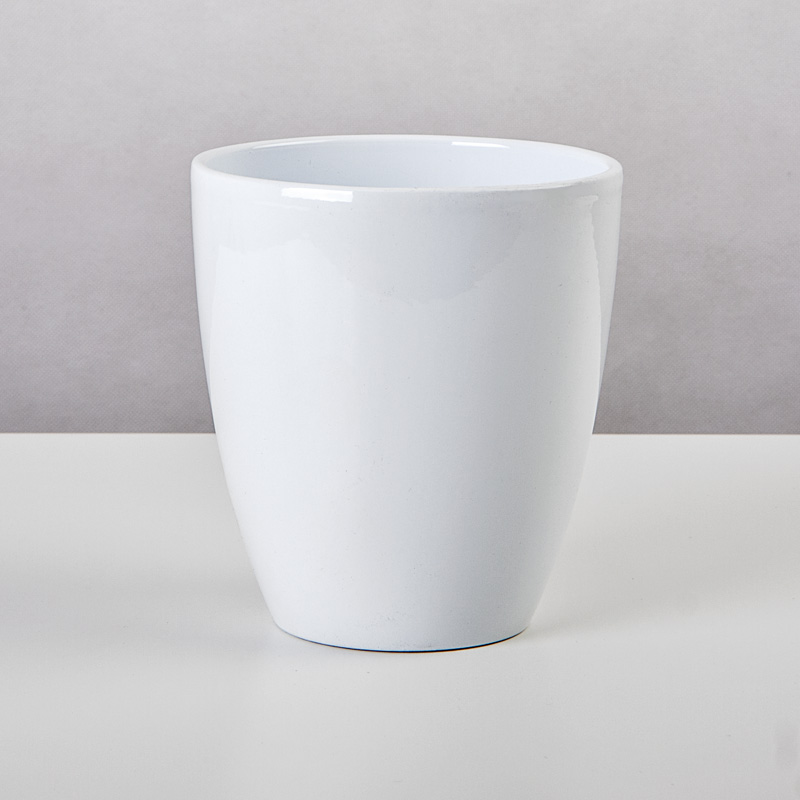 Keramické obaly - Obal na květináč Scheurich ALASKA WEISS 620 keramický 12cm