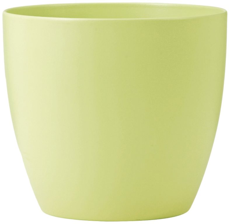 Keramické obaly - Obal na květináč Scheurich BASIC 920 LIGHT GREEN B keramický 33cm