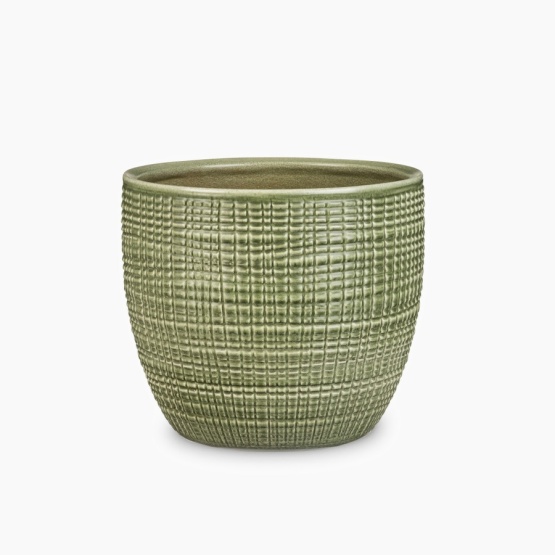 Keramické obaly - Obal na květináč Scheurich MENTA 866 keramika 16cm