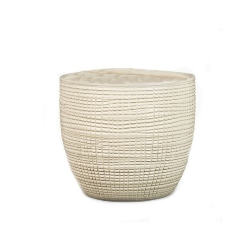 Keramické obaly - Obal na květináč Scheurich VAINILLA 866 keramika 16cm