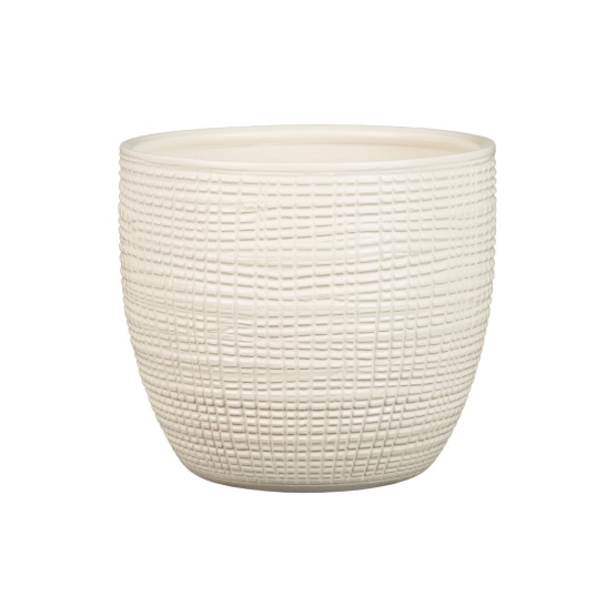 Keramické obaly - Obal na květináč Scheurich VAINILLA 866 keramika 25cm