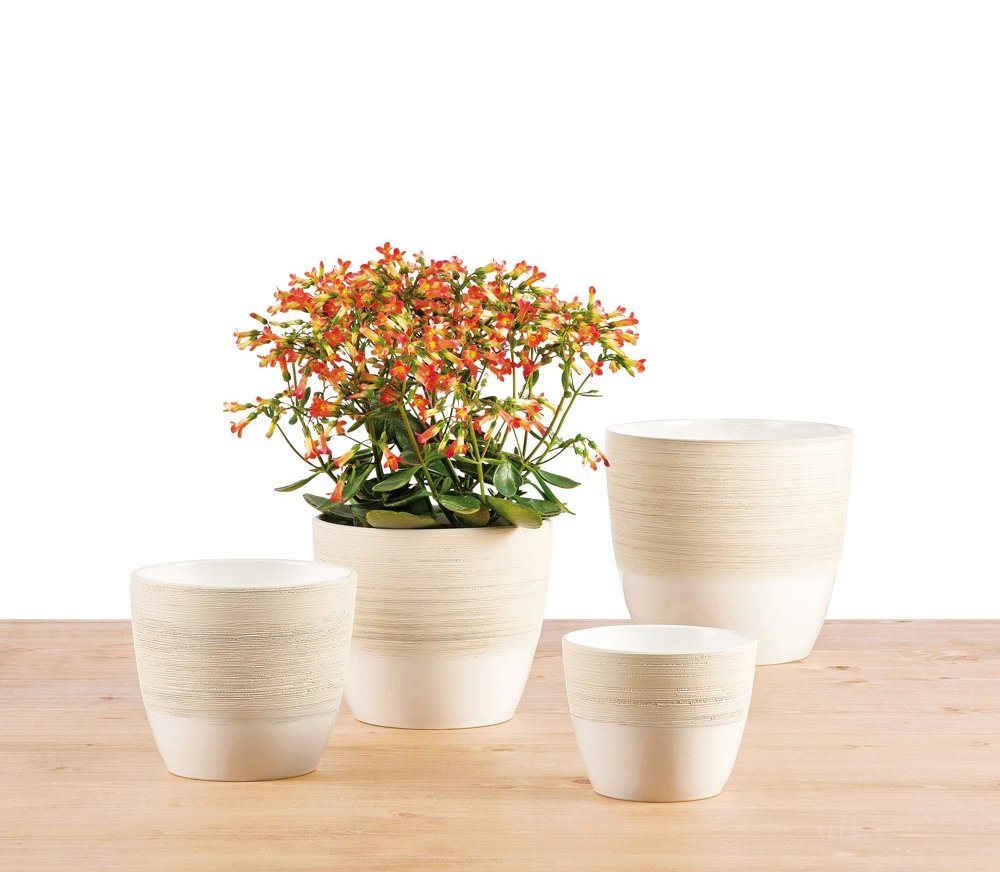 Obal na květináč Scheurich VANILLA CREAM 950 keramický 16cm-1