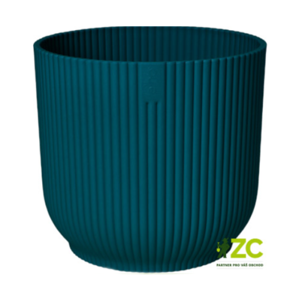 Plastové obaly - Obal na květináč Vibes Fold deep blue ELHO 14cm