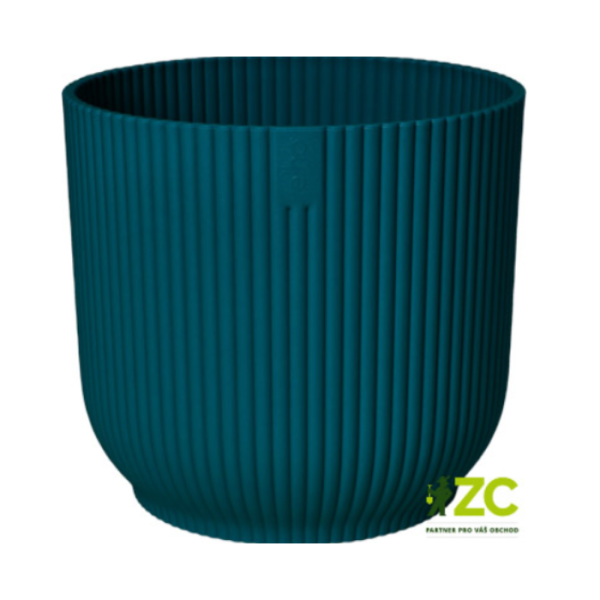 Plastové obaly - Obal na květináč Vibes Fold deep blue ELHO 22cm