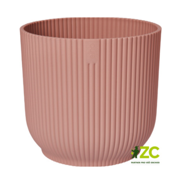 Plastové obaly - Obal na květináč Vibes Fold delicate pink ELHO 18cm