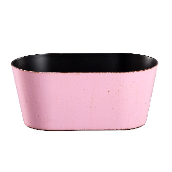 Plastové obaly - Obal oválný plast růžový 24,5cm