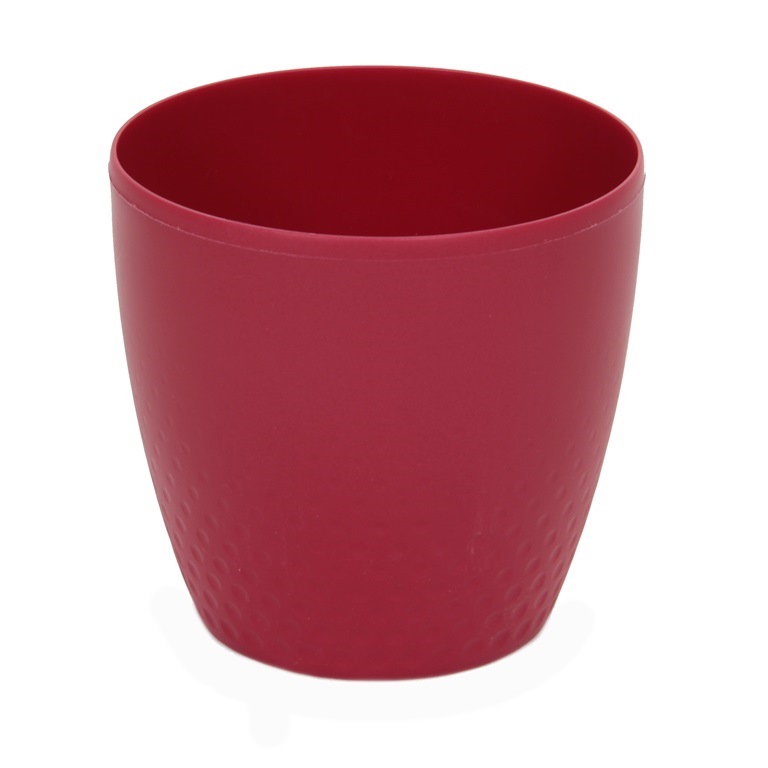 Plastové obaly - Obal PERLA plast 11cm červená