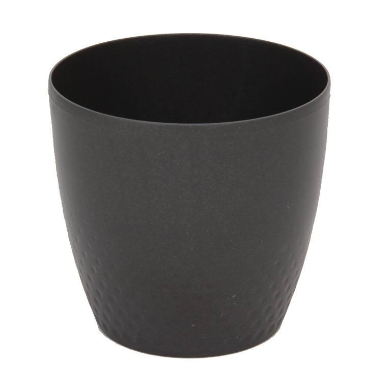 Plastové obaly - Obal PERLA plast 16cm antracit