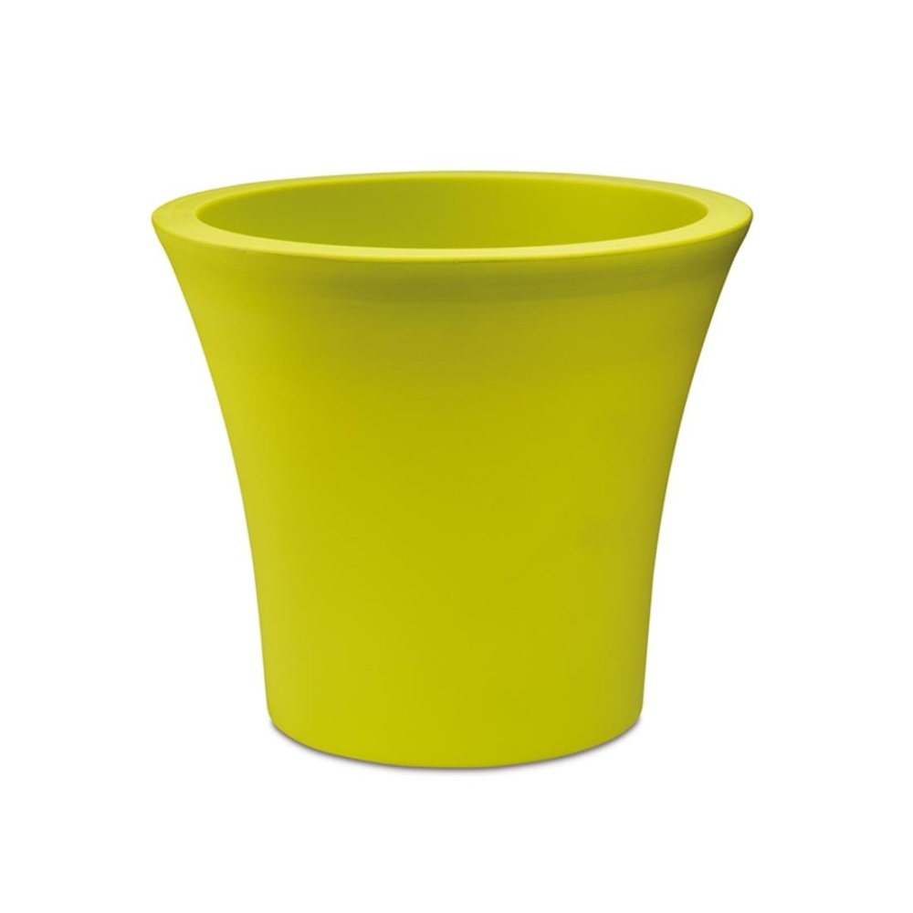 Plastové obaly - Obal plastový  kulatý CITY limetkový 20cm