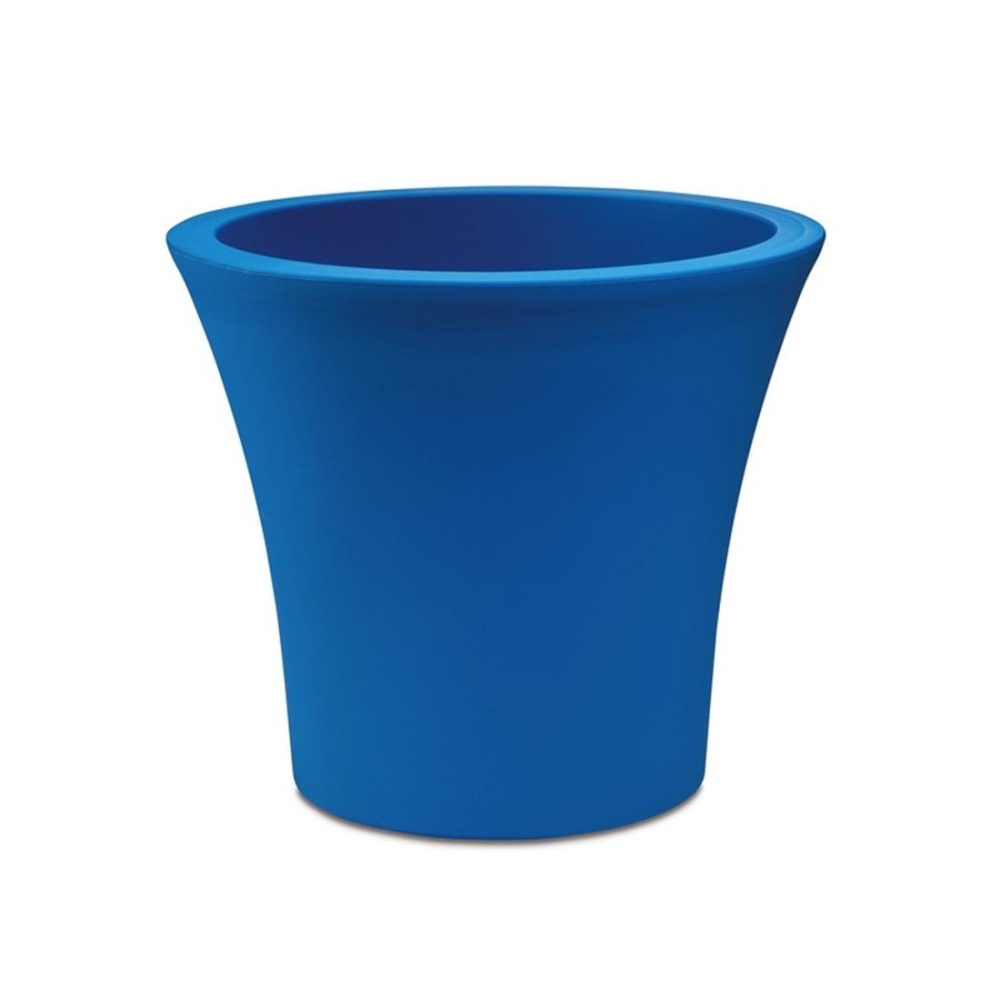 Plastové obaly - Obal plastový  kulatý CITY modrý 25cm