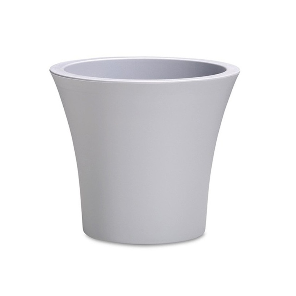 Plastové obaly - Obal plastový  kulatý CITY sv.šedý 30cm