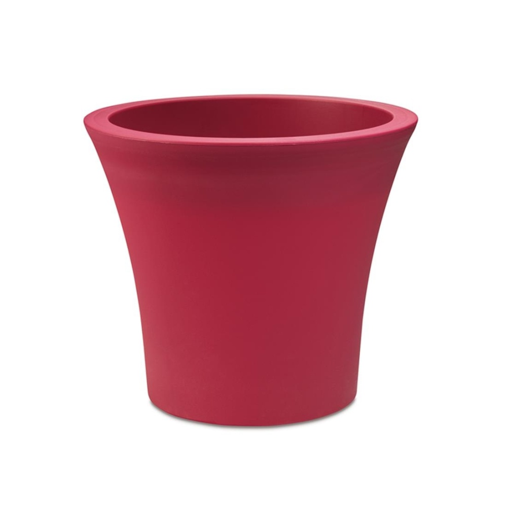 Plastové obaly - Obal plastový  kulatý CITY tm.růžový 25cm