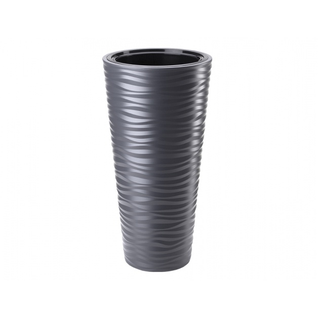 Plastové obaly - Obal SAHARA SLIM plast antracit 40cm