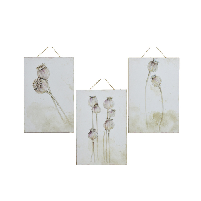 Fotorámečky a obrazy - Obraz makovice MDF mix 30cm