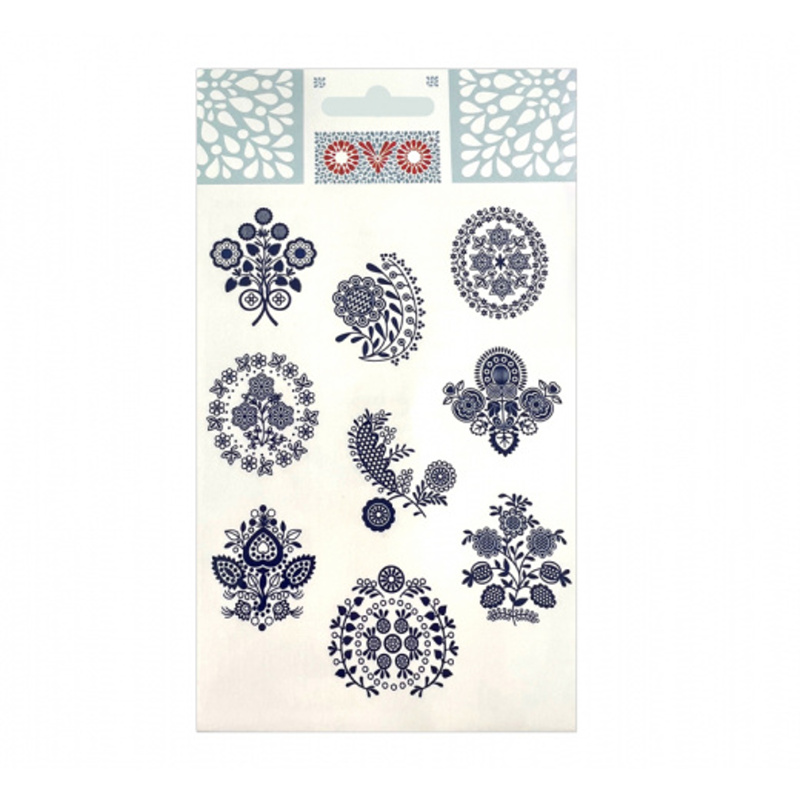 Obtisky a košilky na vajíčka - Obtisky na vajíčka OVO modrostisk