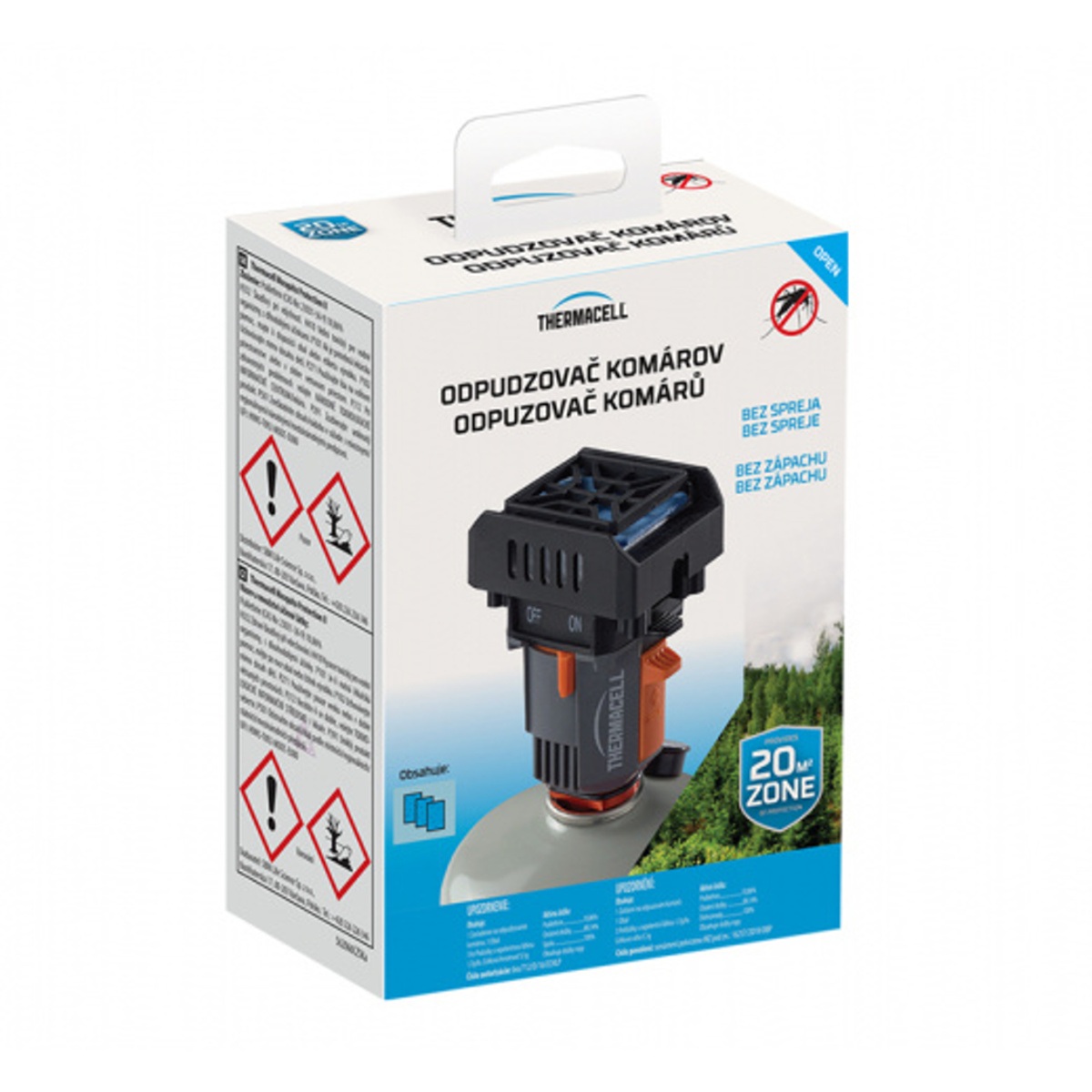 Přípravky proti hmyzu - Odpuzovač komárů kempingový THERMACELL BackPacker 9cm
