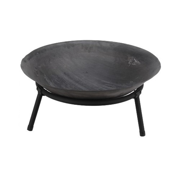 Doplňky do zahrady - Ohniště kulaté ocel černá 50cm
