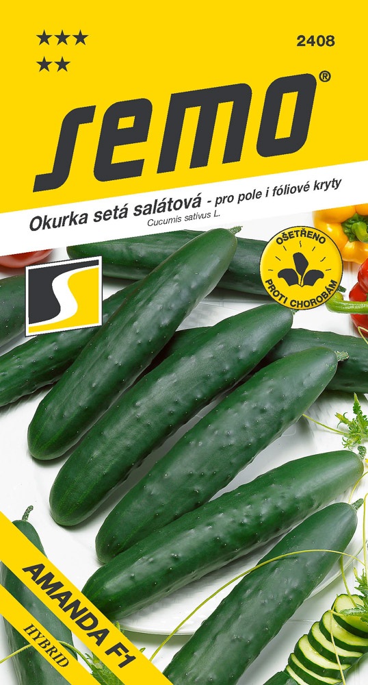 Osivo zeleniny - Okurka salátová Amanda F1