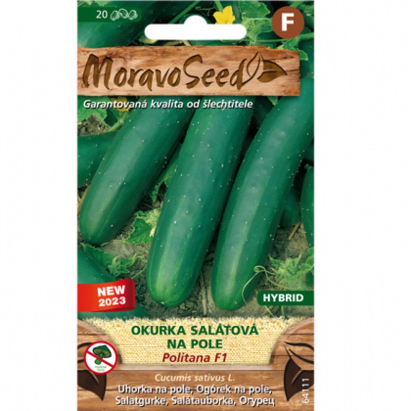 Osivo zeleniny - Okurka salátová POLITANA F1 polní, partenokarpická (MS)