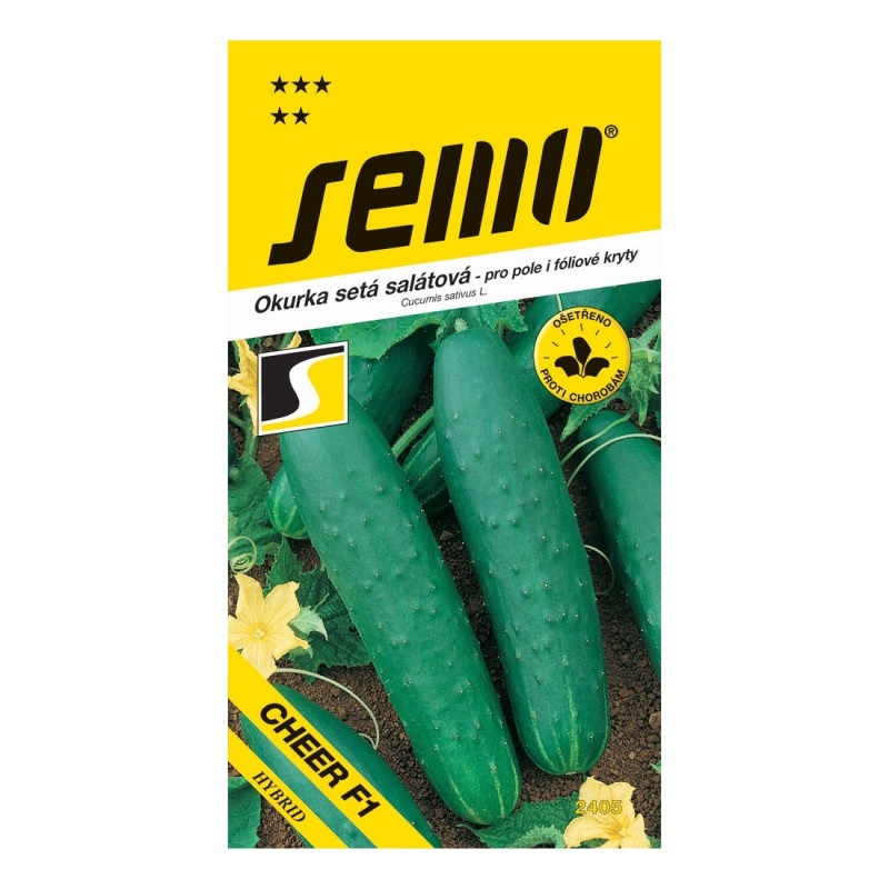 Osivo zeleniny - Okurka salátovka Cheer F1 foliák a pole