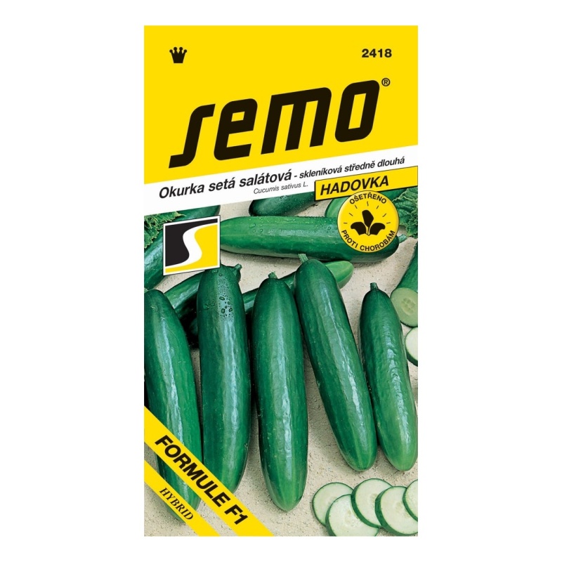 Osivo zeleniny - Okurka skleníková Formule F1 střednědlouhá