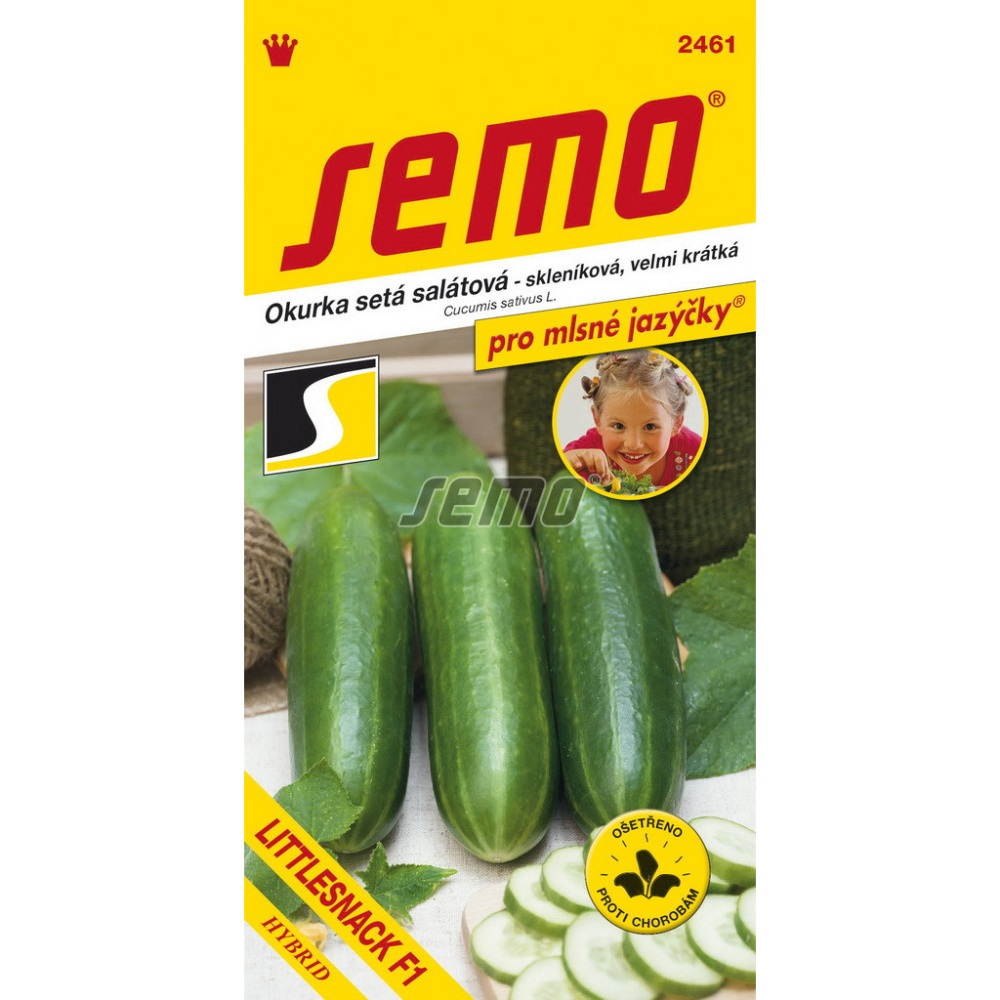 Osivo zeleniny - Okurka skleníková Littlesnack F1 JAZÝČKY