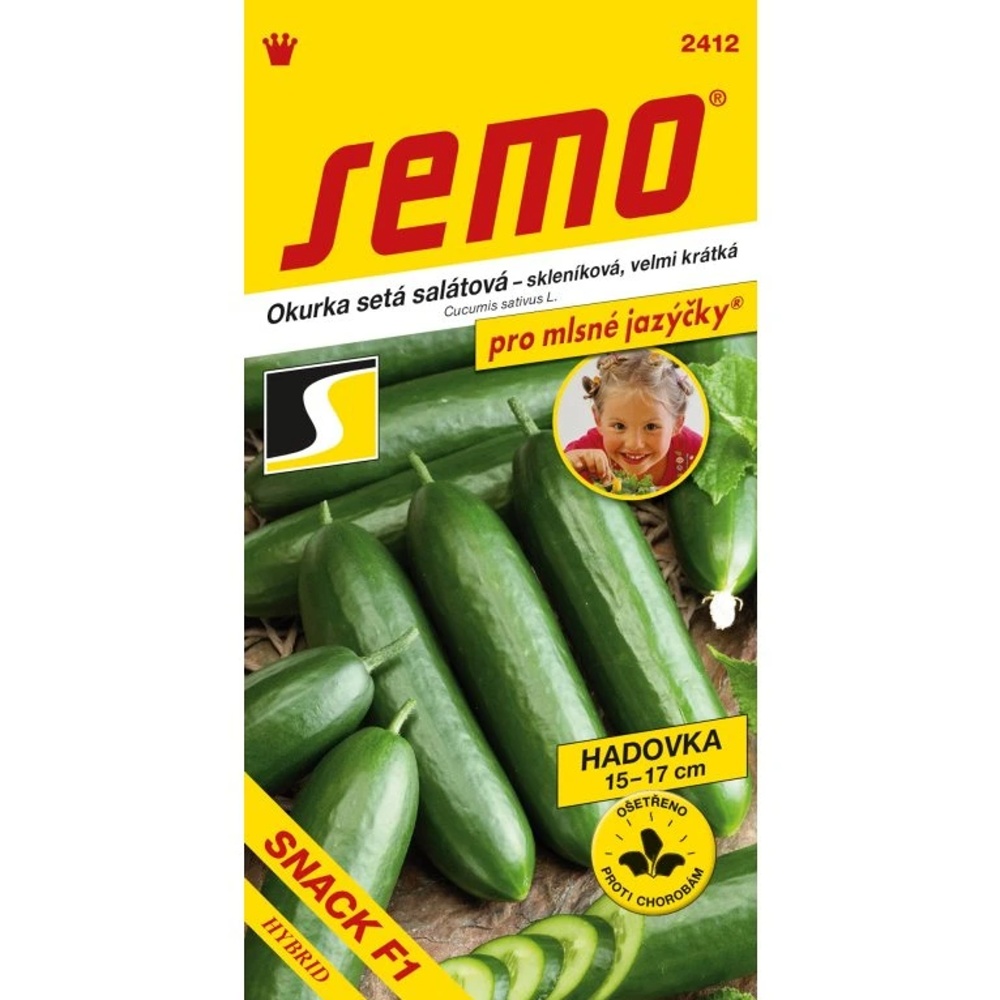 Osivo zeleniny - Okurka skleníková Snack F1