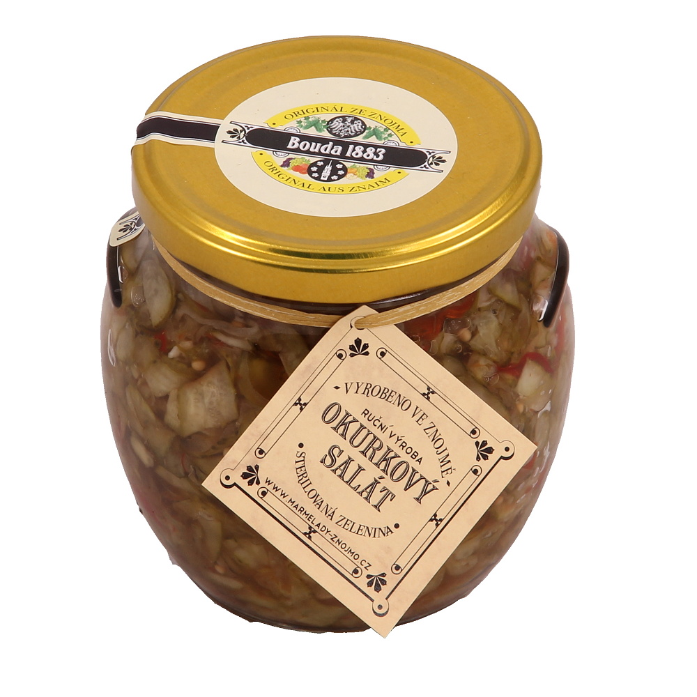 Zeleninové pochoutky - Okurkový sladkokyselý salát 490g