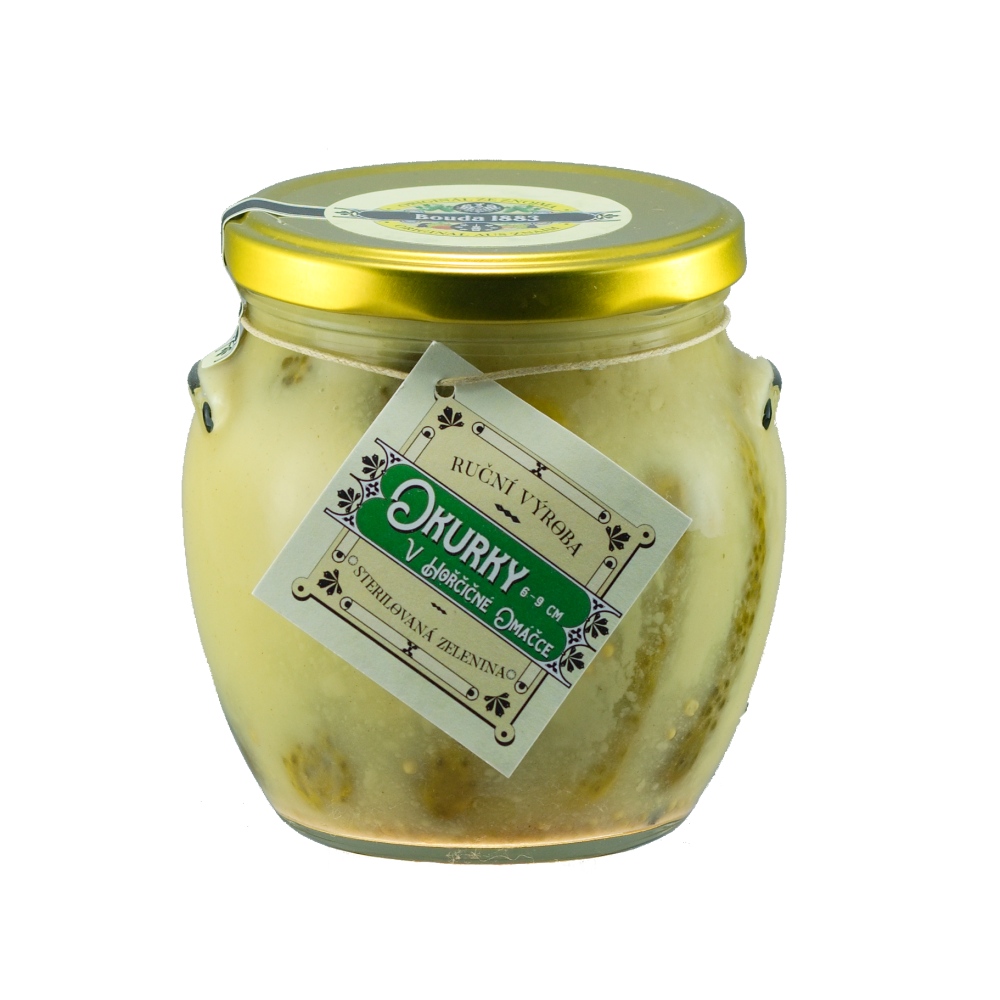 Zeleninové pochoutky - Okurky v hořčičné omáčce 300g