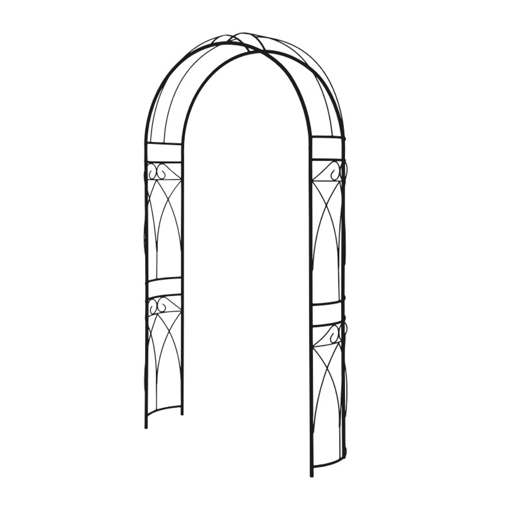 Loubí - Opora/loubí ATLANTA jednoduchá kulatá kovová 238cm