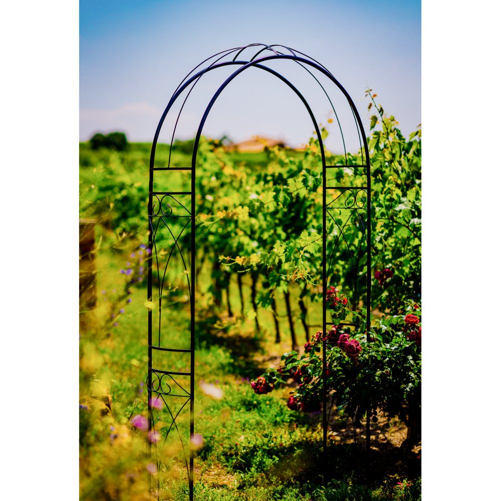 Opora/loubí ATLANTA jednoduchá kulatá kovová 238cm-0