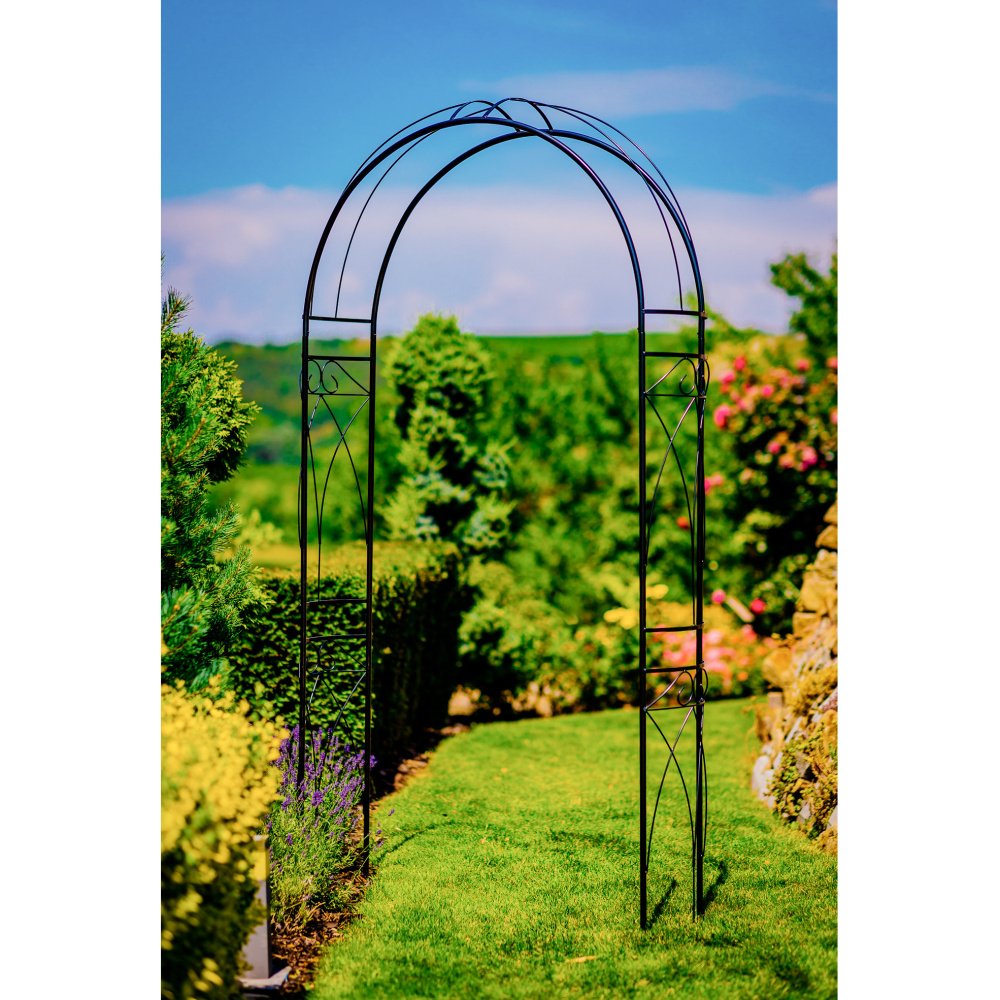 Opora/loubí ATLANTA jednoduchá kulatá kovová 238cm-1