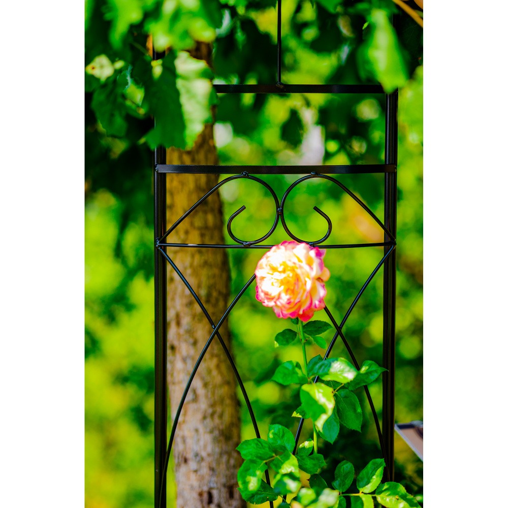 Opora/loubí ATLANTA jednoduchá kulatá kovová 238cm-2