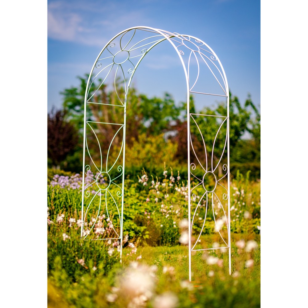 Opora/loubí BUTTERFLY jednoduchá kulatá kovová 250cm-1